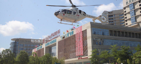 南方日报：患者中风昏迷，直升机5分钟到达！深圳6家医院试点航空医疗救援