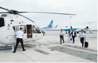 中国日报：东部通航广州白云机场直升机接驳开通运行