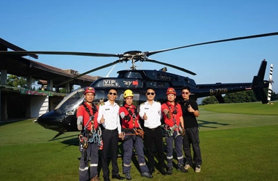 深圳首例直升机山地搜救任务成功完成